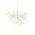 Rose Gold Firefly LED Crown Chandelier