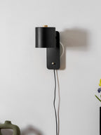 Rotatable Cylinder Plug-in Wall Lamp