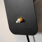 Rotatable Cylinder Plug-in Wall Lamp
