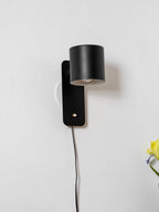 Rotatable Cylinder Plug-in Wall Lamp