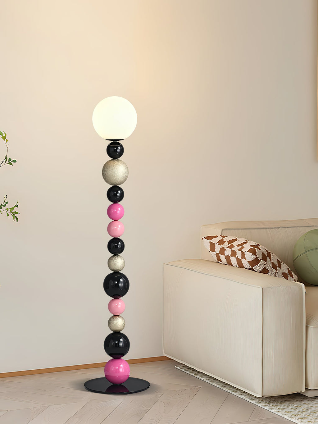 Round Balls Stacking Free-standing Lamp Floor Lamp