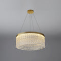 Round Halo Crystal Ceiling fixture Chandelier