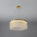 Round Halo Crystal Ceiling fixture Chandelier
