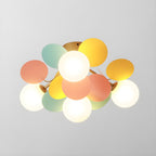 Round Macaron Overhead fixture Ceiling Lamp