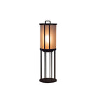 Round Pillar Acrylic Lantern Floodlight Outdoor Lamp