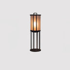 Round Pillar Acrylic Lantern Floodlight Outdoor Lamp