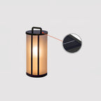 Round Pillar Acrylic Lantern Floodlight Outdoor Lamp