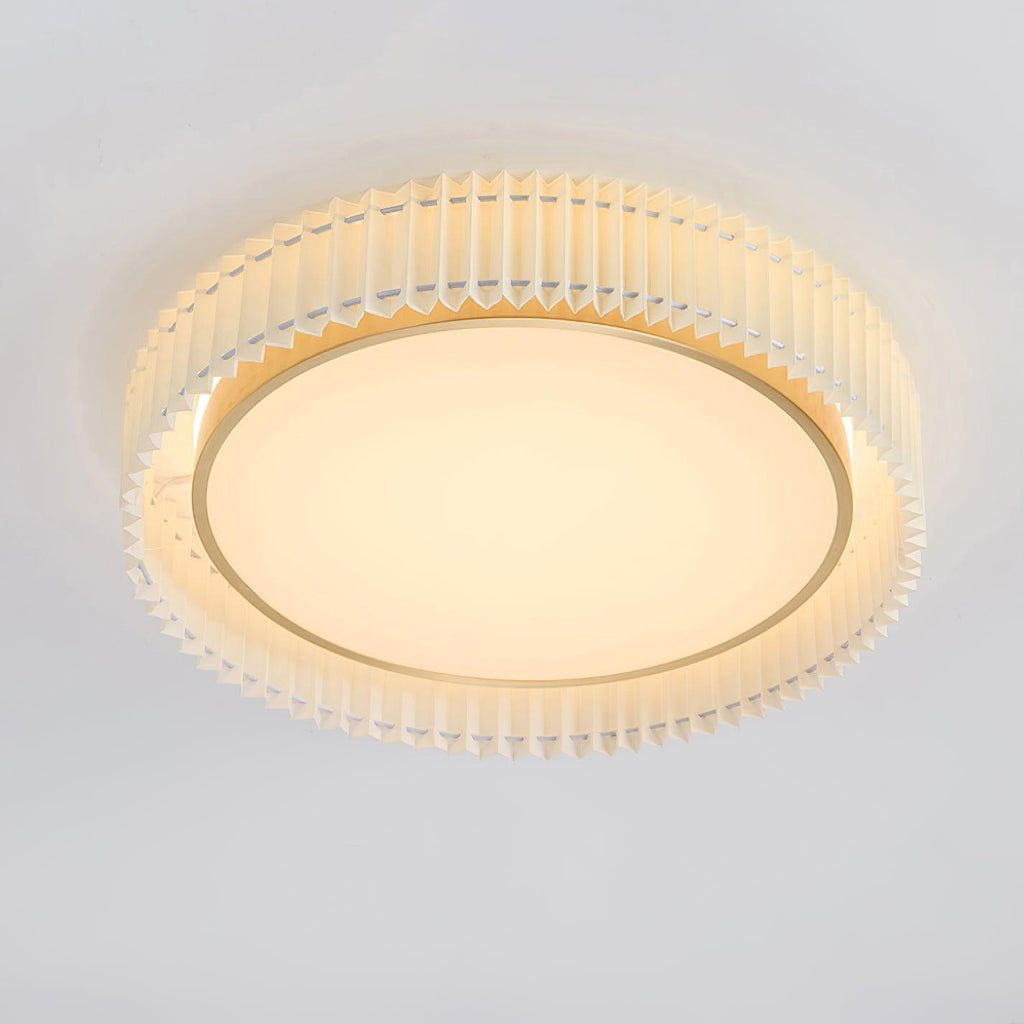 Round Pleated Ceiling-mounted light Ceiling Lamp