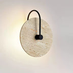 Round Travertine Wall-mounted light Wall Lamp