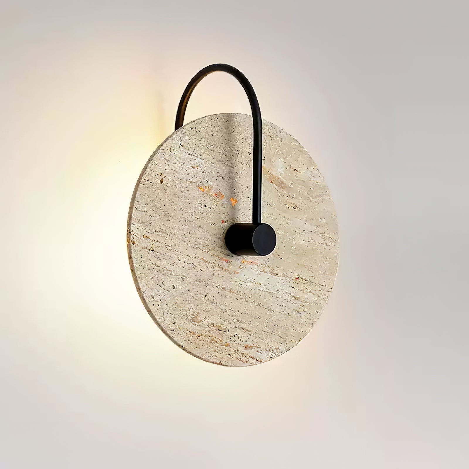 Round Travertine Wall-mounted light Wall Lamp