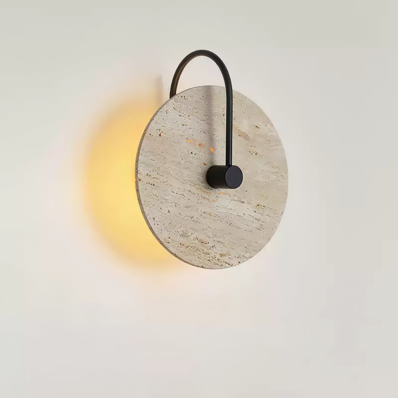 Round Travertine Wall-mounted light Wall Lamp