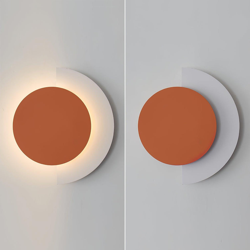 Rounded Abstract Art Wall light Sconce