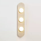 Rounded Travertine Wall Sconce