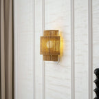 Rustic Weave Wall Lamp