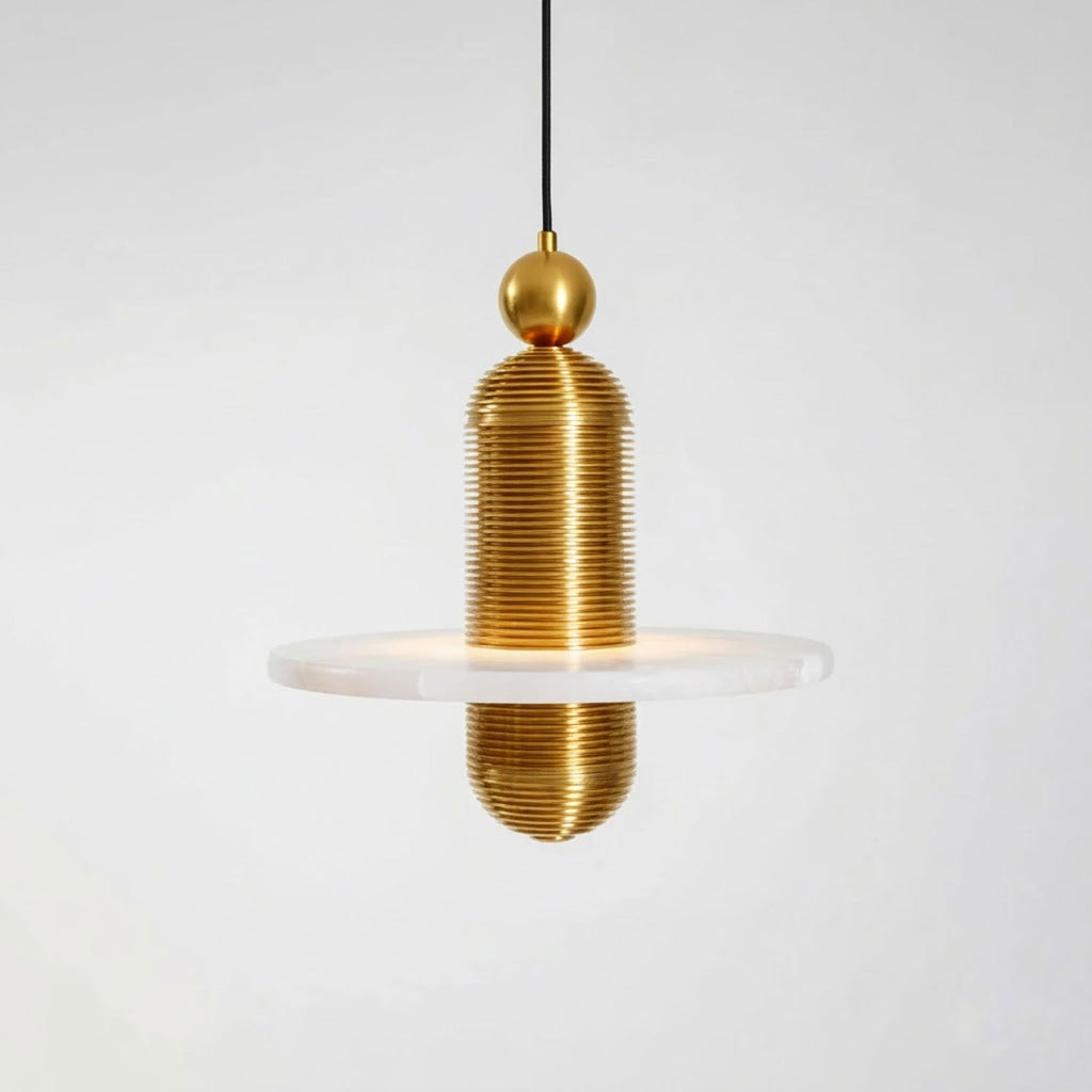 Saturn Alabaster Pendant Light