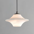 Saucer Alabaster Droplight Pendant Light