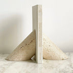Sculpted Marble Bookends