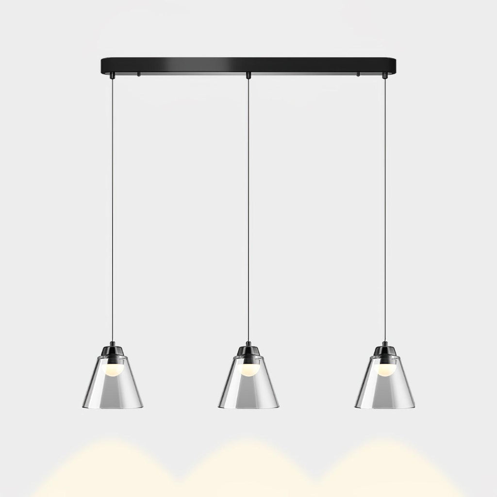 Sculptural Glass Hanging light Pendant Lamp
