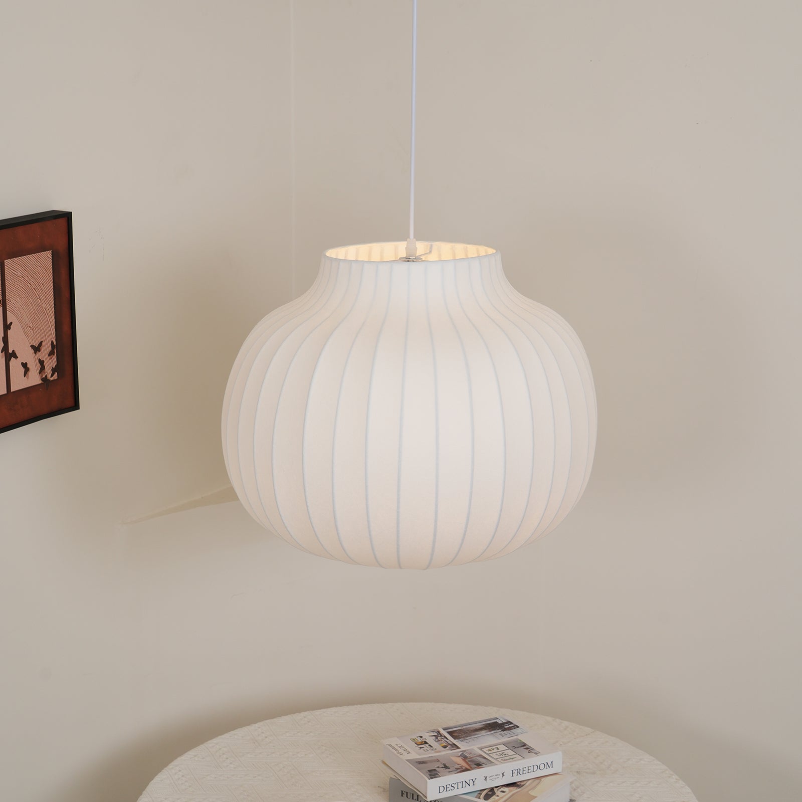 Serica Trio Silk Collection Houselight Pendant Lamp