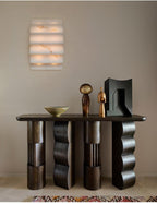 Serra Tiered Alabaster Sconce