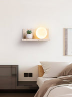 Shelf Travertine Sconce