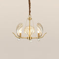 Shell Crystal Crown Chandelier