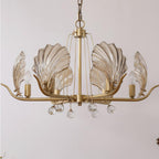 Shell Crystal Crown Chandelier