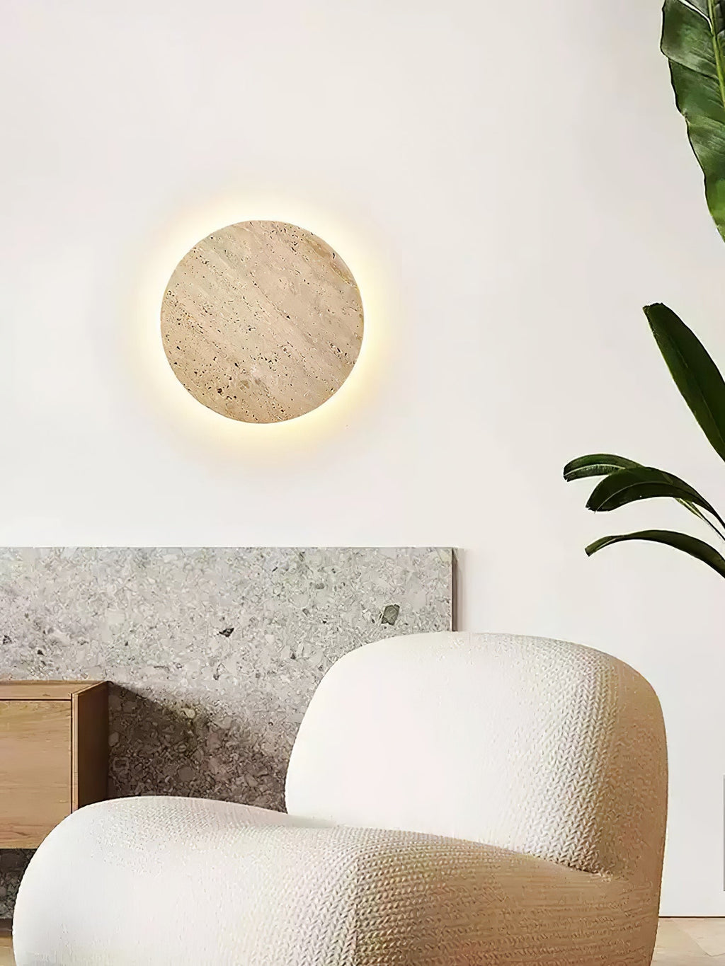 Siena Travertine Wall Light
