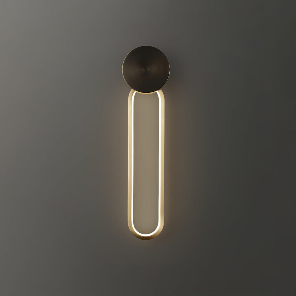 Simple Elliptical Wall sconce Wall Sconce
