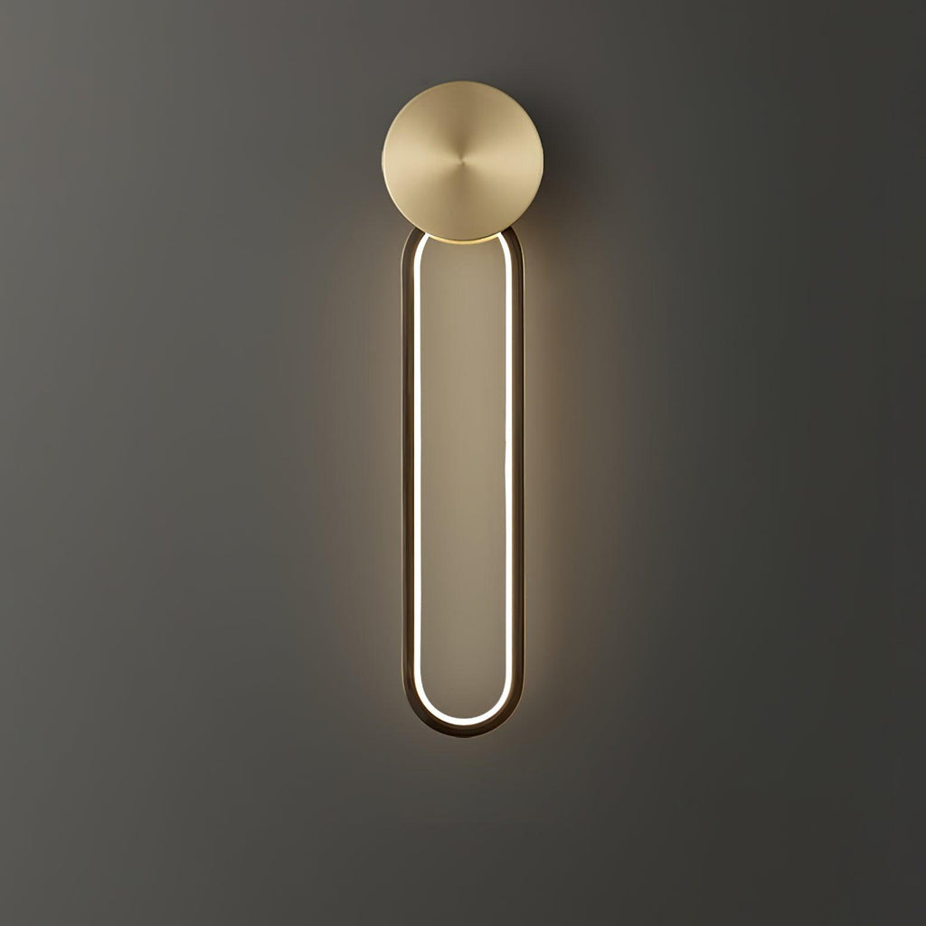 Simple Elliptical Wall sconce Wall Sconce