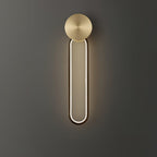 Simple Elliptical Wall sconce Wall Sconce
