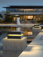 Square Post Floodlight Outdoor Light