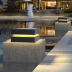 Square Post Floodlight Outdoor Light