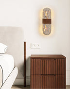 Solis Travertine Wall Light