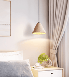 Solis Cone Travertine Pendant Lamp