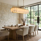Solstice Bar Alabaster Chandelier