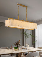 Solstice Bar Alabaster Chandelier
