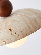 Soluna Travertine Pendant Light