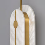 Solvane Alabaster Wall Sconce