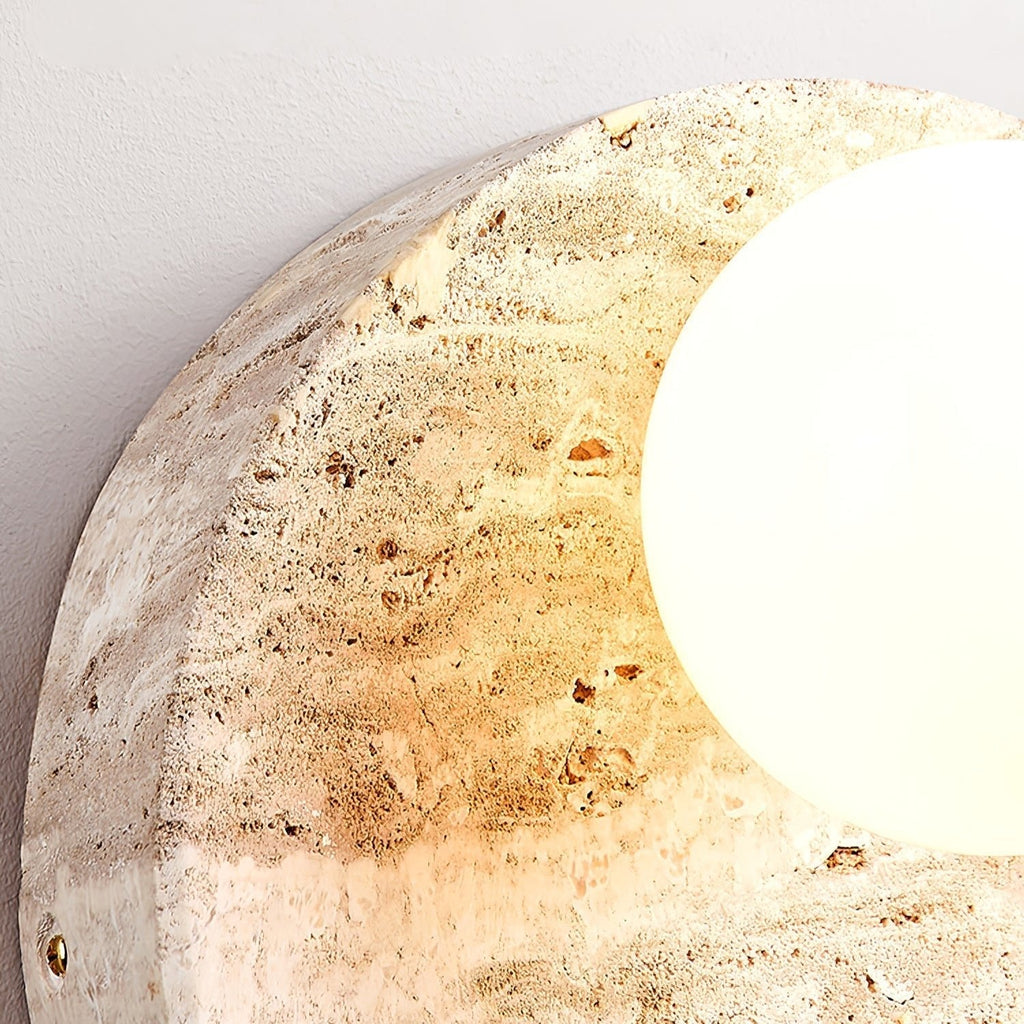 Sorella Travertine Sconce