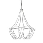 Tassel Aluminum Chain Crown Chandelier