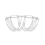 Tassel Aluminum Chain Ceiling fixture Ceiling Light