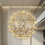 Silver Spark Ball Houselight Pendant Light
