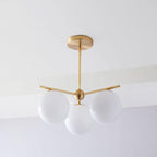 Sphere & Stem Candelabrum Chandelier