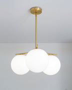 Sphere & Stem Candelabrum Chandelier
