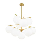 Sphere & Stem Candelabrum Chandelier