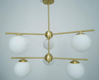 Sphere & Stem Candelabrum Chandelier