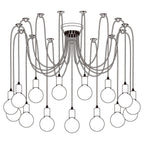 Spider Ceiling Electrolier Chandelier