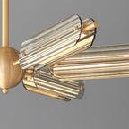 Sputnik Brass Electrolier Chandelier
