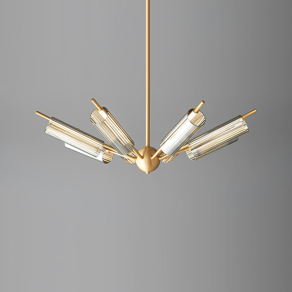 Sputnik Brass Electrolier Chandelier